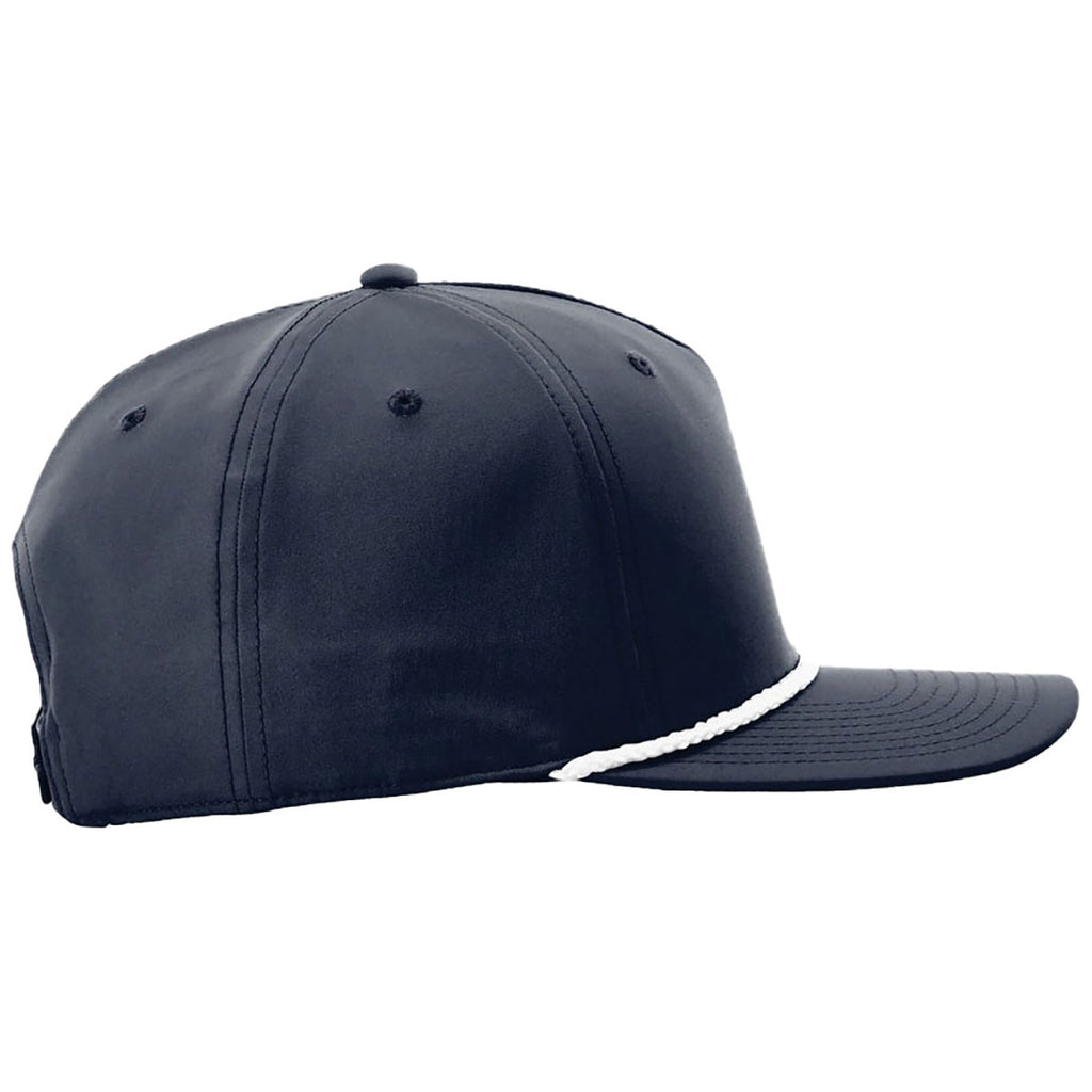 Richardson Navy/White 5-Panel Classic Rope Cap