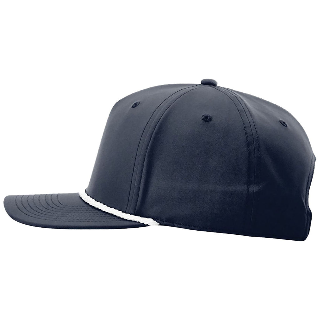 Richardson Navy/White 5-Panel Classic Rope Cap