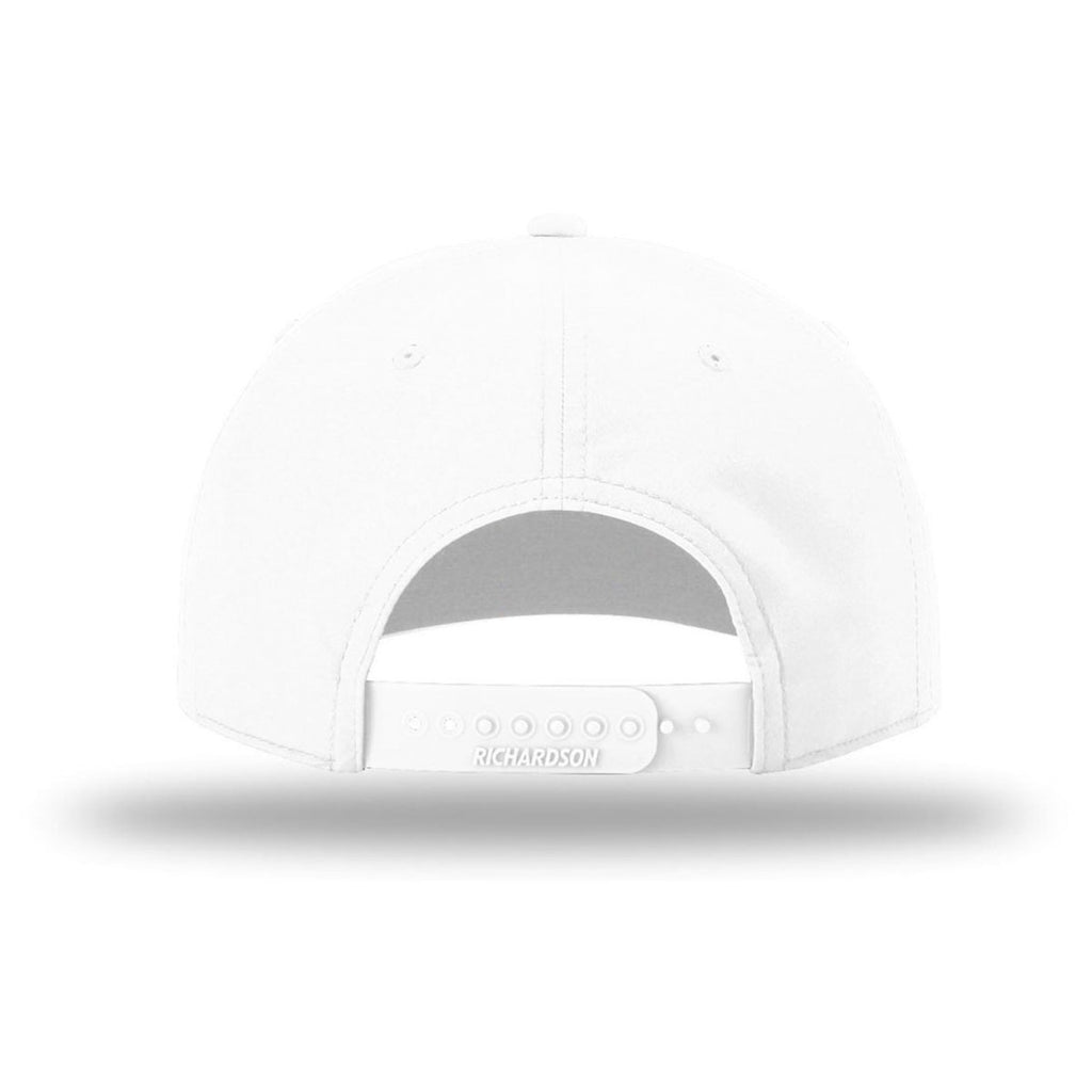 Richardson White/Black 5-Panel Classic Rope Cap