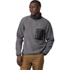 Patagonia Men's Noble Grey Microdini 1/2-Zip Fleece Pullover