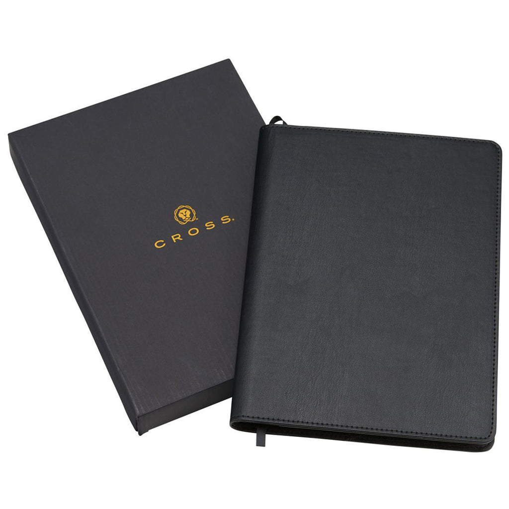 Cross Black 7" x 10" Refined Refillable FSC Notebook