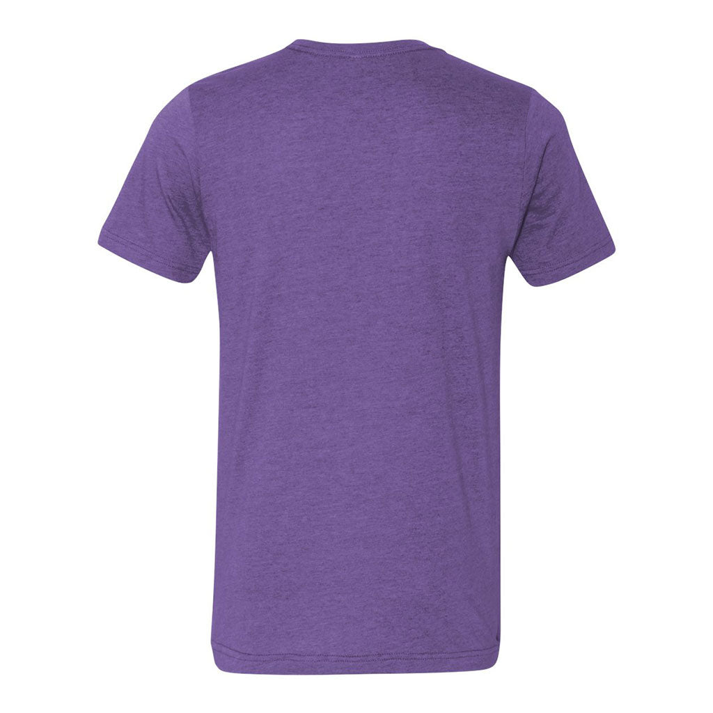 Bella + Canvas Unisex Hthr Team Purple Jersey Short-Sleeve T-Shirt
