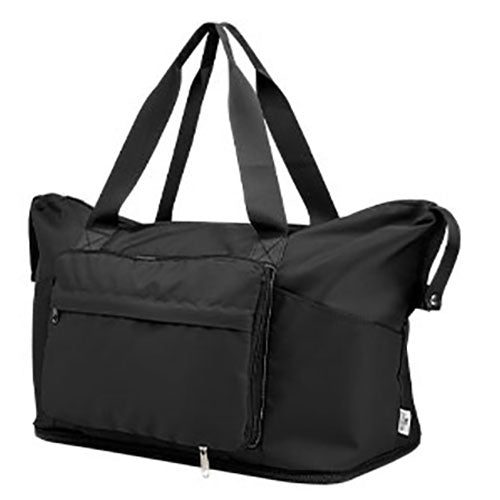 Hit Black Anywhere rPET Expandable Duffel Bag