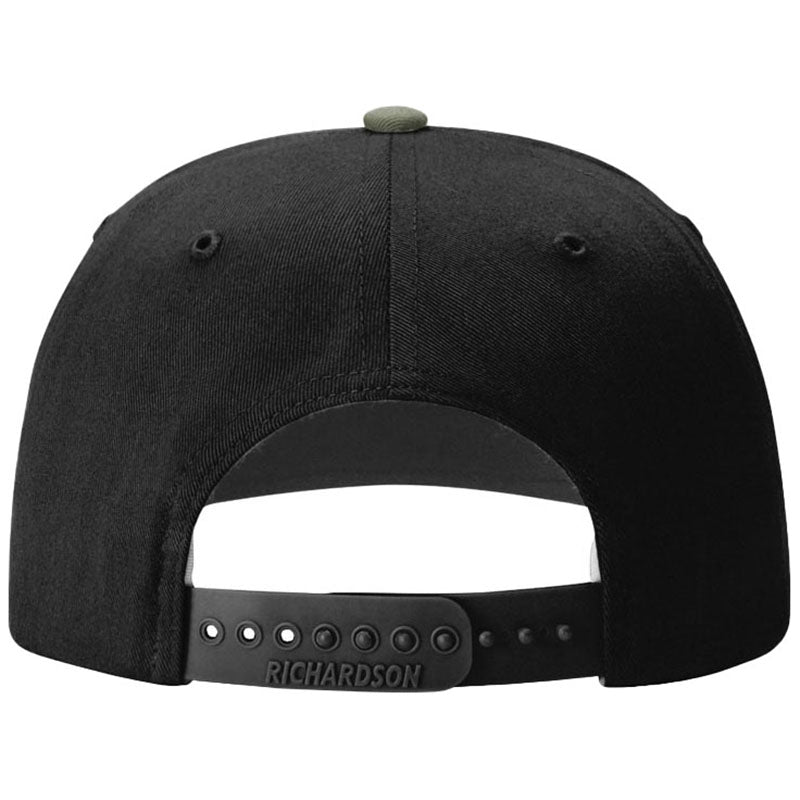 Richardson Loden/Black Solid Twill Trucker