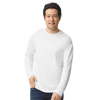 Gildan Unisex White Softstyle Long Sleeve T-Shirt
