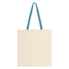 Hit Natural/Teal Penny Wise Cotton Tote Bag