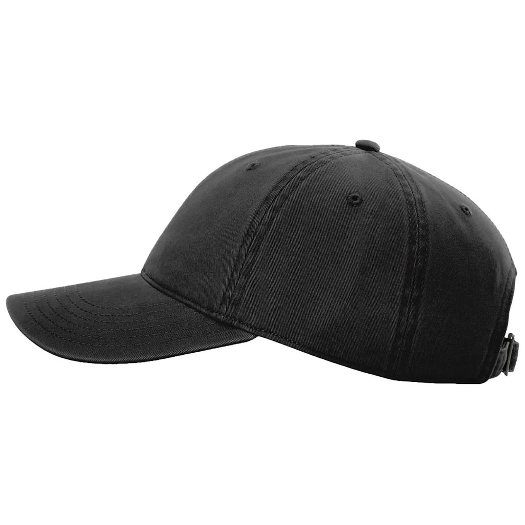 Richardson Black Peached Cotton Twill