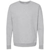 Tultex Unisex Heather Grey Fleece Crewneck Sweatshirt