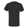 Bella + Canvas Unisex Solid Black Triblend Short-Sleeve V-Neck T-Shirt