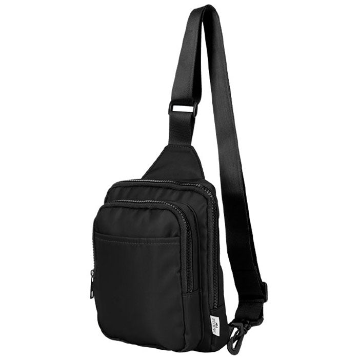 Hit Black Anywhere rPET Sport Sling Bag