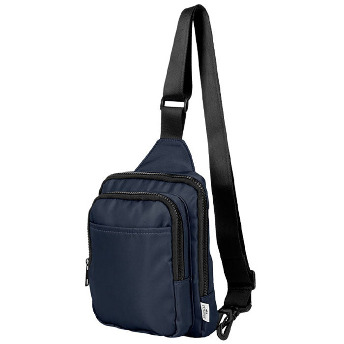 Hit Navy Blue Anywhere rPET Sport Sling Bag