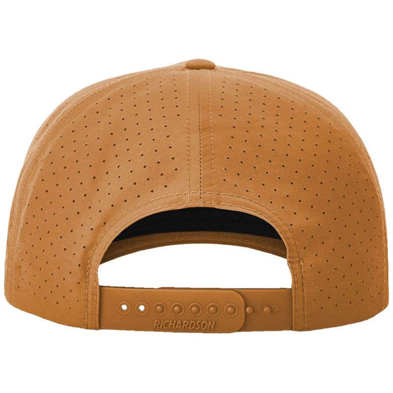 Richardson Clay/White Black Laser Perf Performance Rope Cap