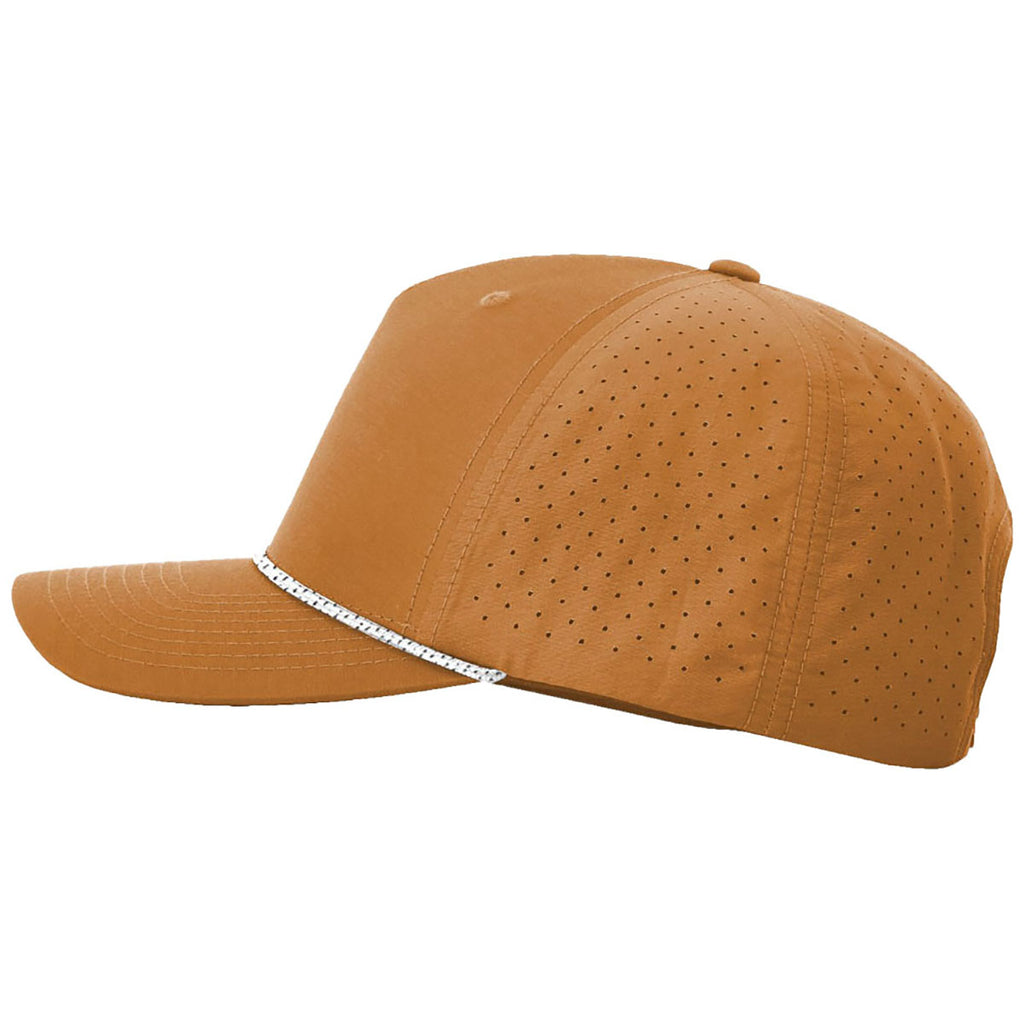 Richardson Clay/White Black Laser Perf Performance Rope Cap