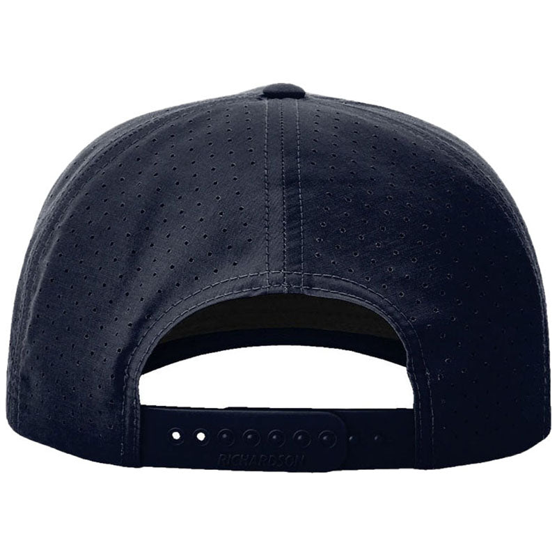 Richardson Navy/Midnight Navy Grey Blue Laser Perf Performance Rope Cap