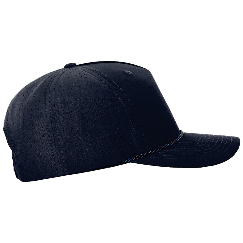 Richardson Navy/Midnight Navy Grey Blue Laser Perf Performance Rope Cap