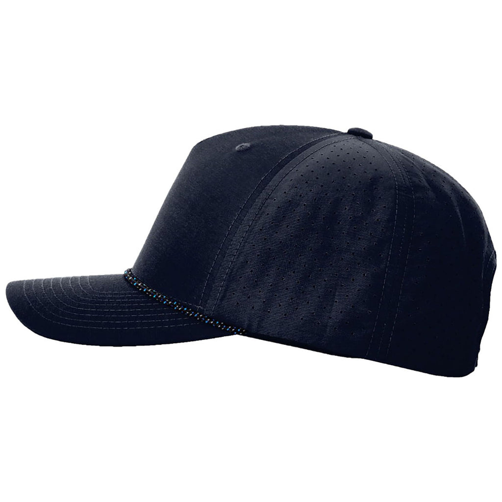 Richardson Navy/Midnight Navy Grey Blue Laser Perf Performance Rope Cap