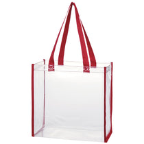 Hit Clear with Red Trim Clear Tote Bag