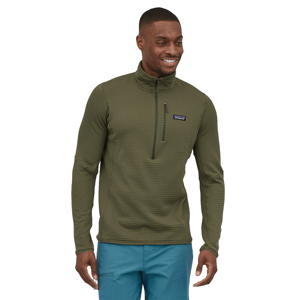 Patagonia Men's Basin Green R1 Fleece Pullover