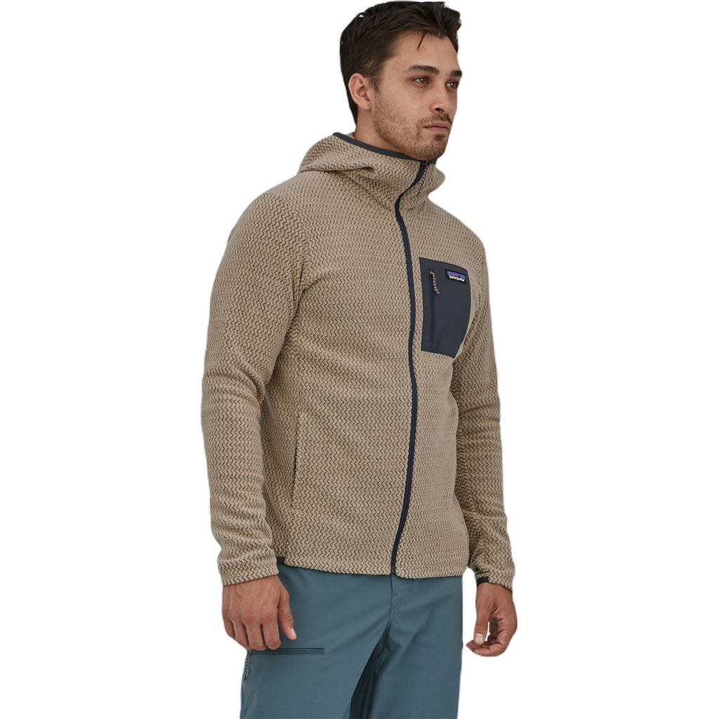 Patagonia Men's Oar Tan R1 Air Full-Zip Hoody