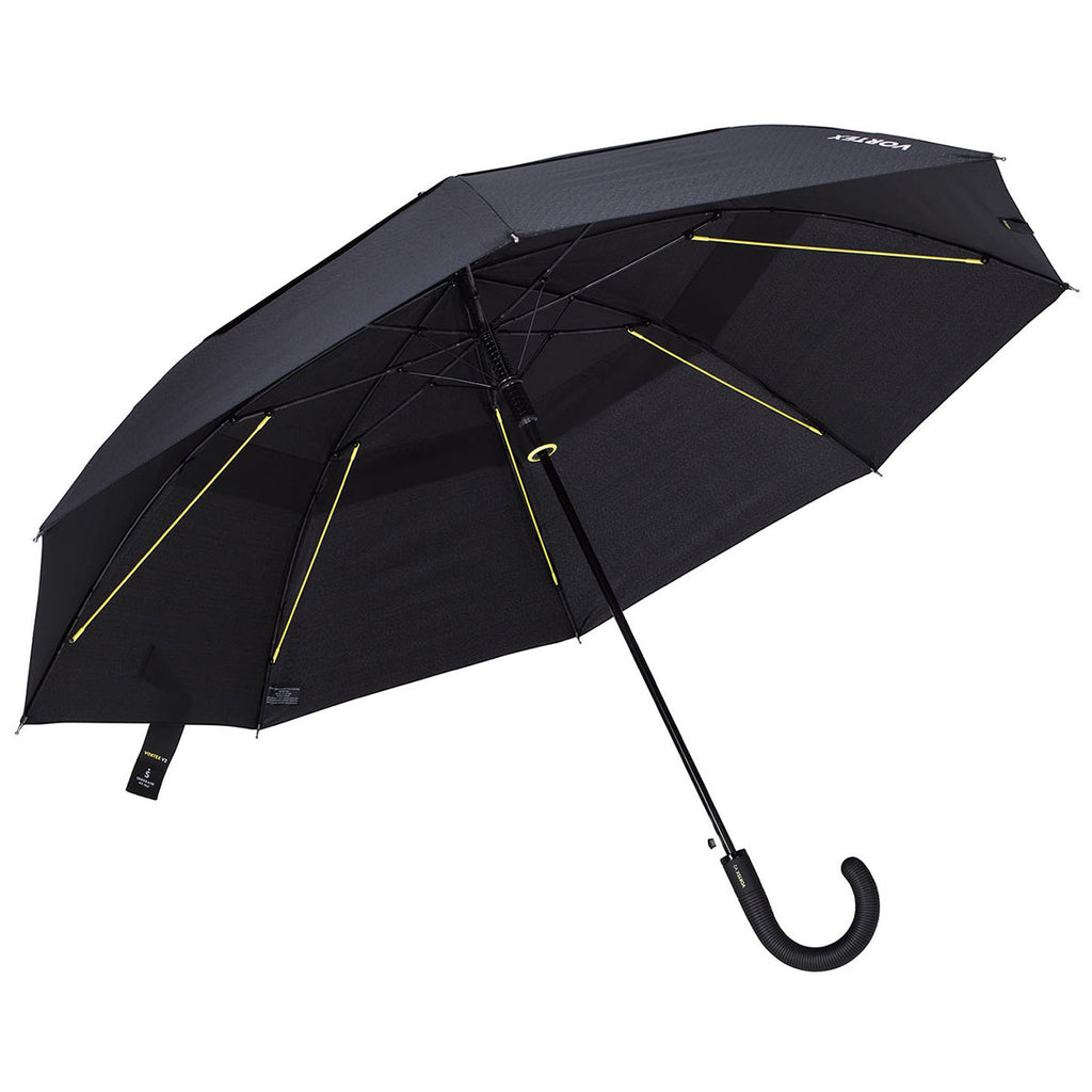 Shed Rain Black Vortex V2 50" Vented Auto-Open Stick Umbrella