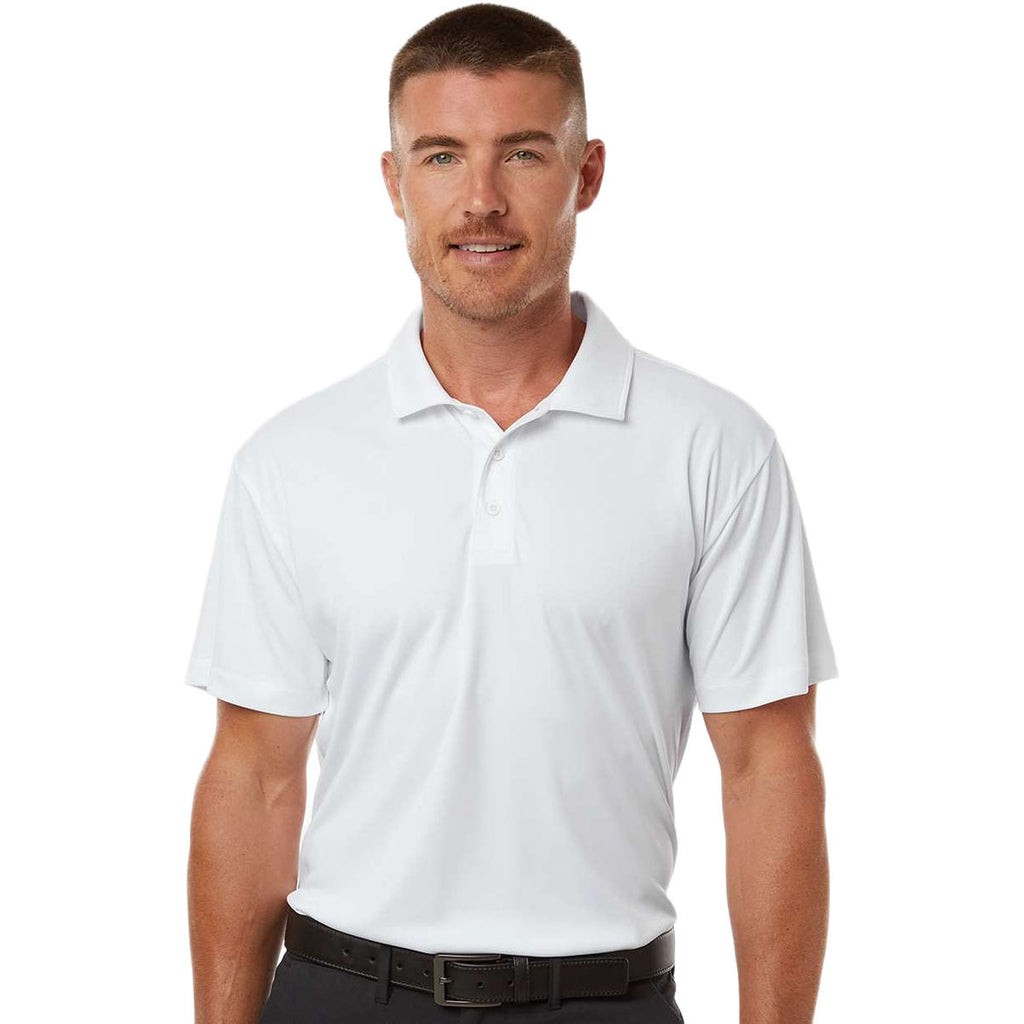 AllPro Men's White Pro-Lock Performance Polo