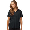 AllPro Women's Black Pro-Lock Performance Polo