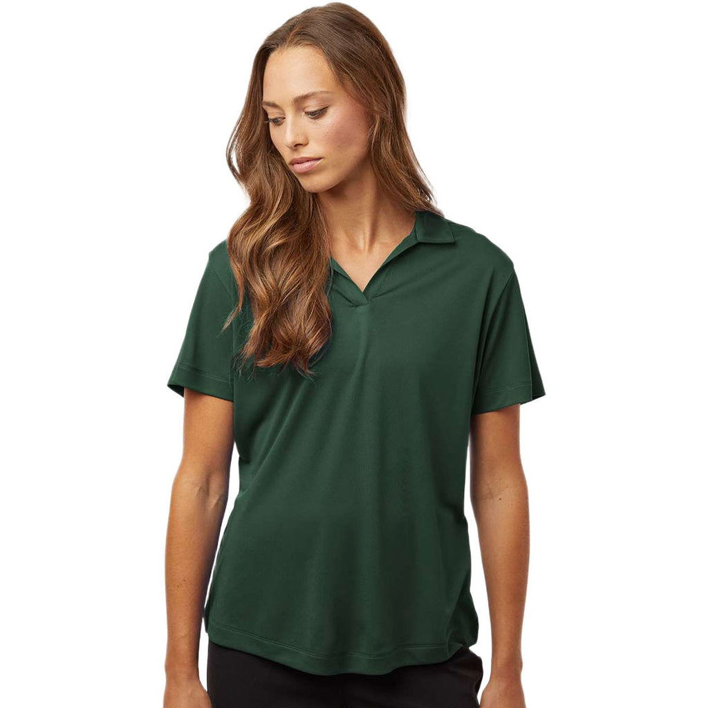 AllPro Women's Forest Green Pro-Lock Performance Polo