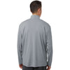 AllPro Men's Heather Steel Pro-Lock Performance Quarter-Zip Pullover