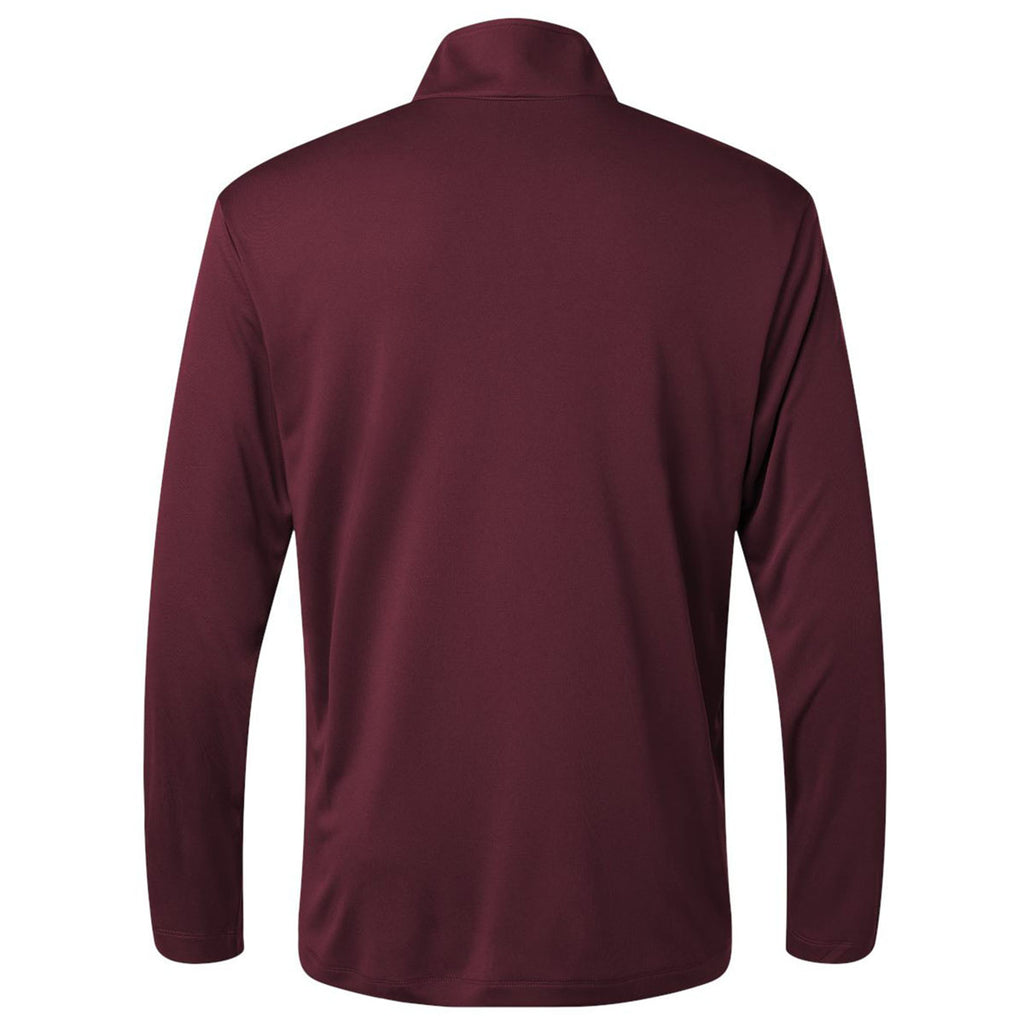 AllPro Men's Maroon Pro-Lock Performance Quarter-Zip Pullover