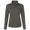 AllPro Women's Charcoal Pro-Lock Performance Quarter-Zip Pullover