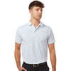 AllPro Men's White Pro-Flex Sorona Polo