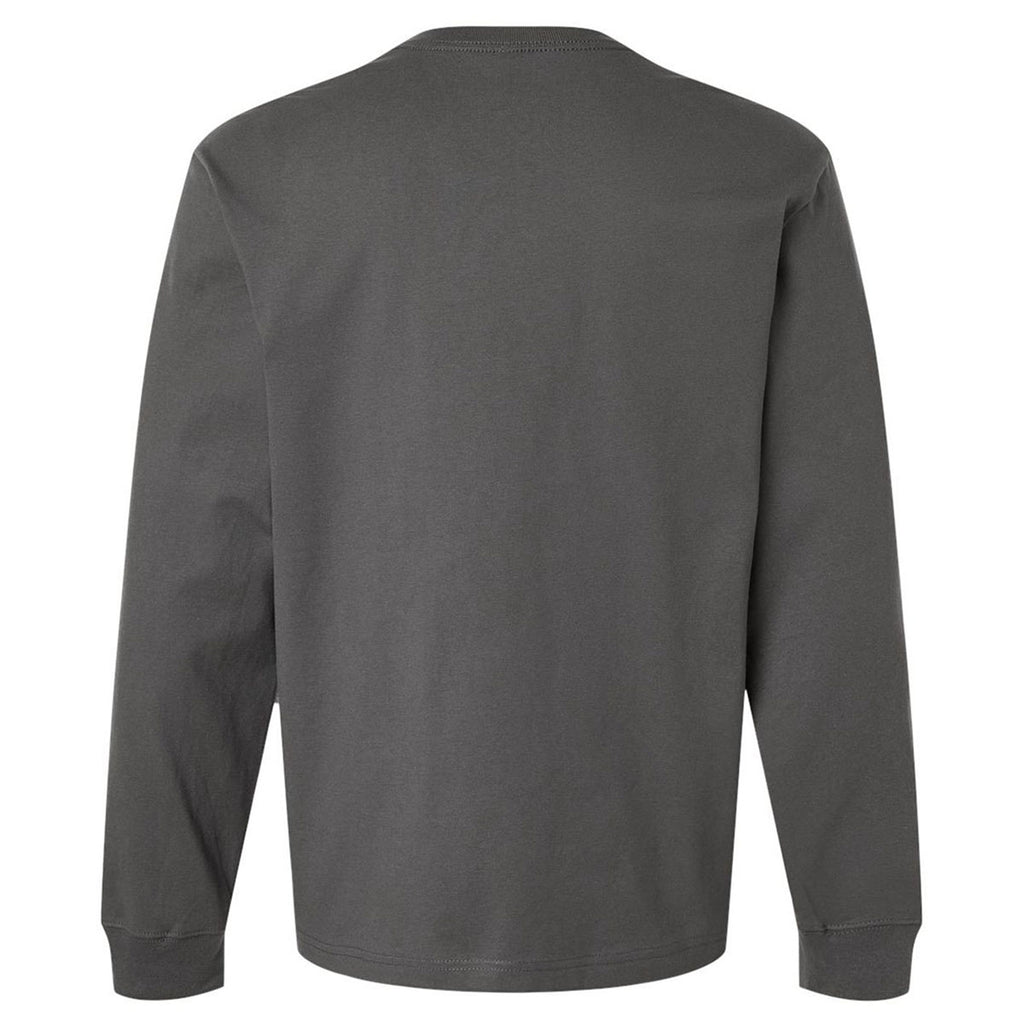 Bella + Canvas Men's Asphalt 7.5 oz Heavyweight Long Sleeve Tee