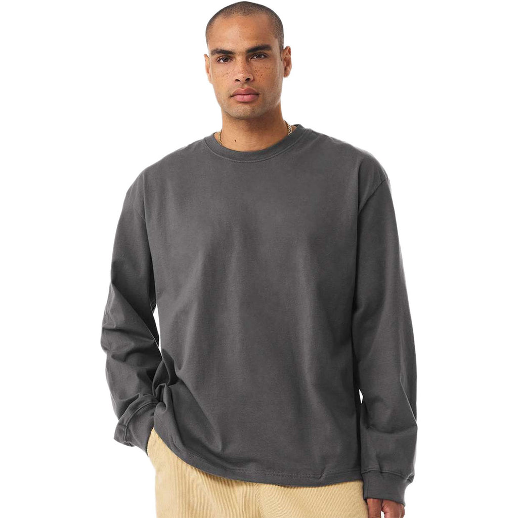Bella + Canvas Men's Asphalt 7.5 oz Heavyweight Long Sleeve Tee
