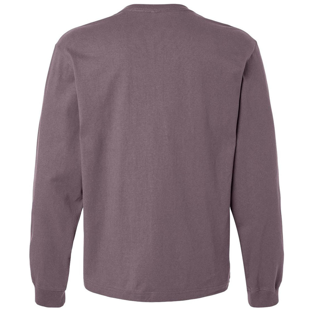Bella + Canvas Men's Purple Storm 7.5 oz Heavyweight Long Sleeve Tee