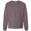 Bella + Canvas Men's Purple Storm 7.5 oz Heavyweight Long Sleeve Tee