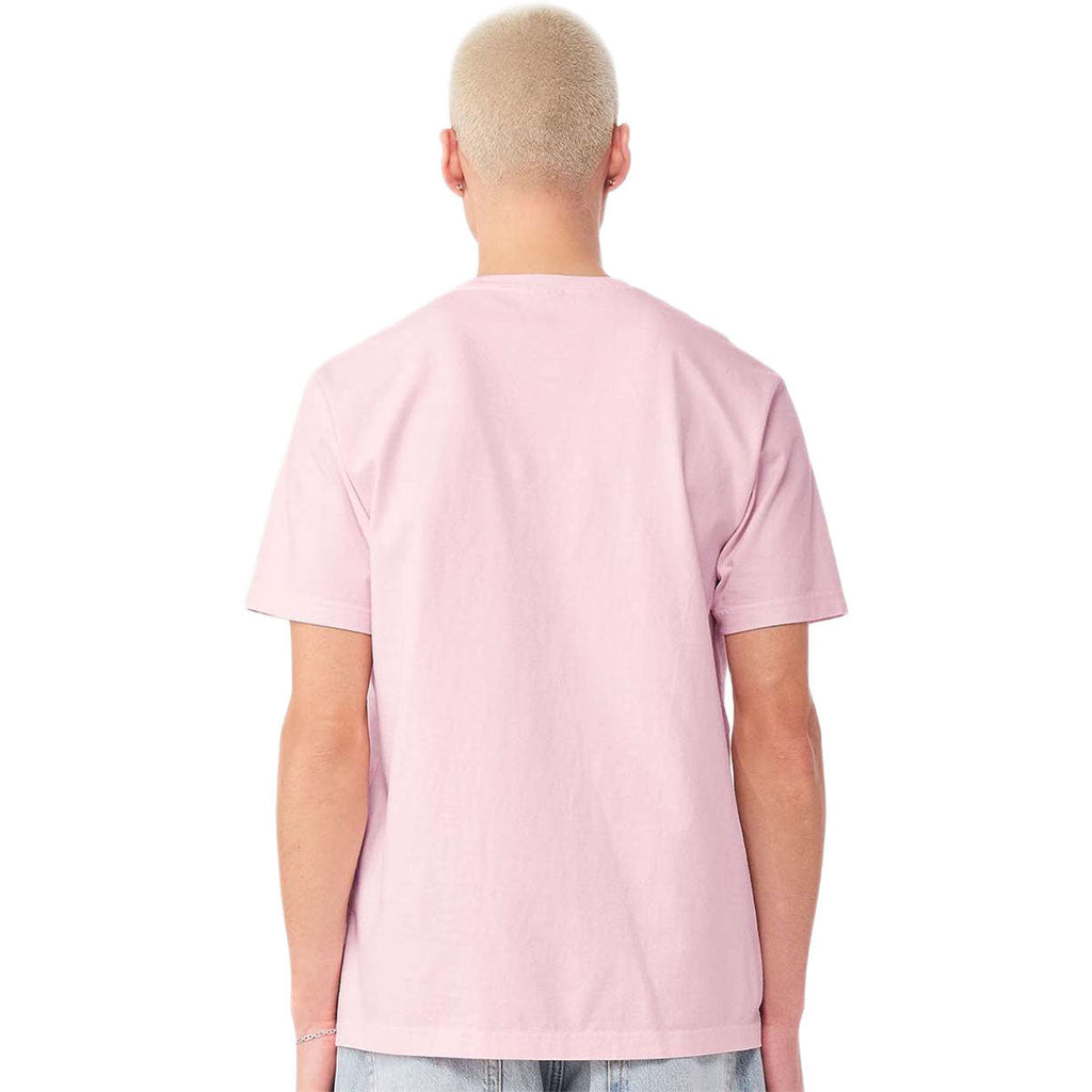 Bella + Canvas Unisex Pink Heavyweight Garment-Dyed Tee