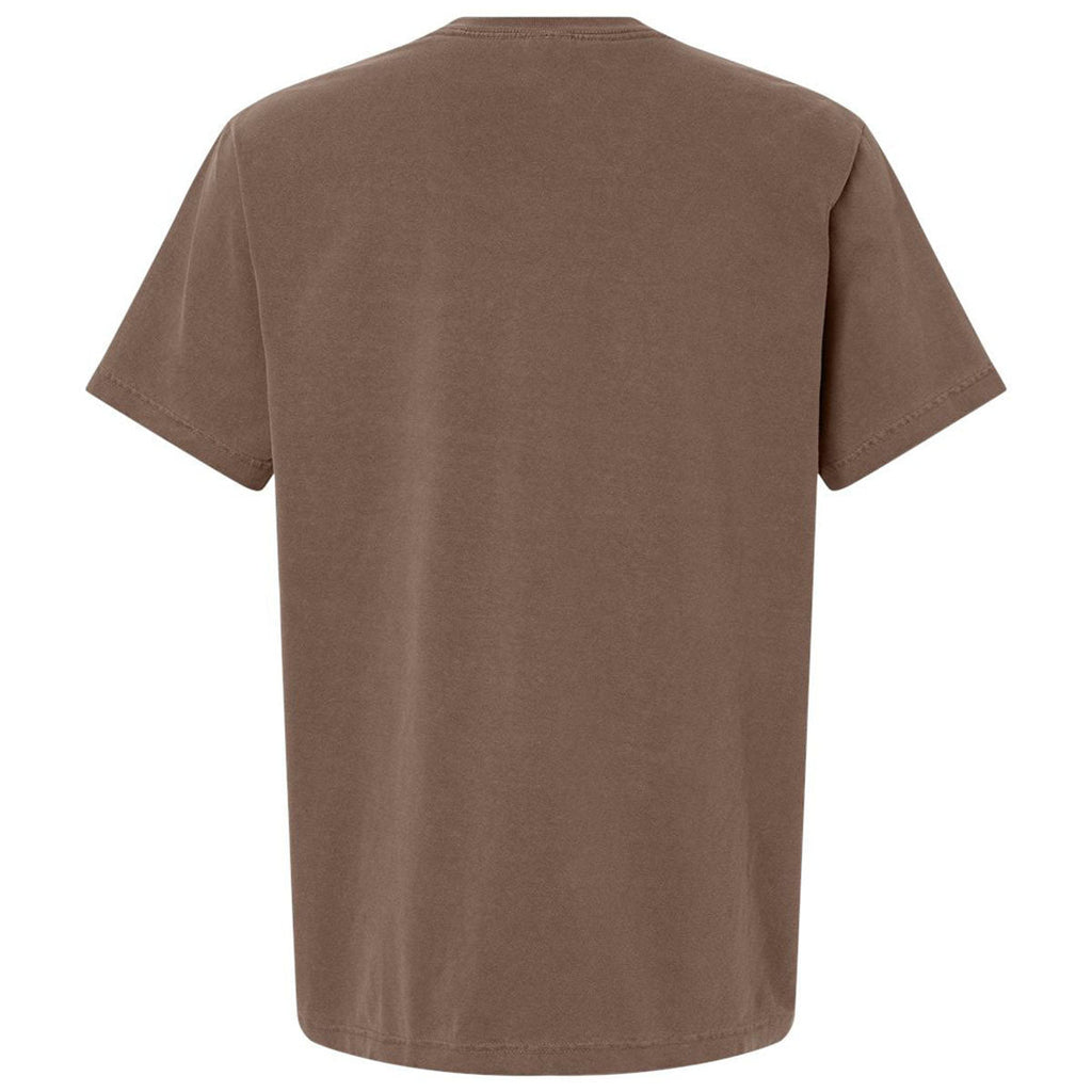 Bella + Canvas Unisex Washed Cocoa Heavyweight Garment-Dyed Tee