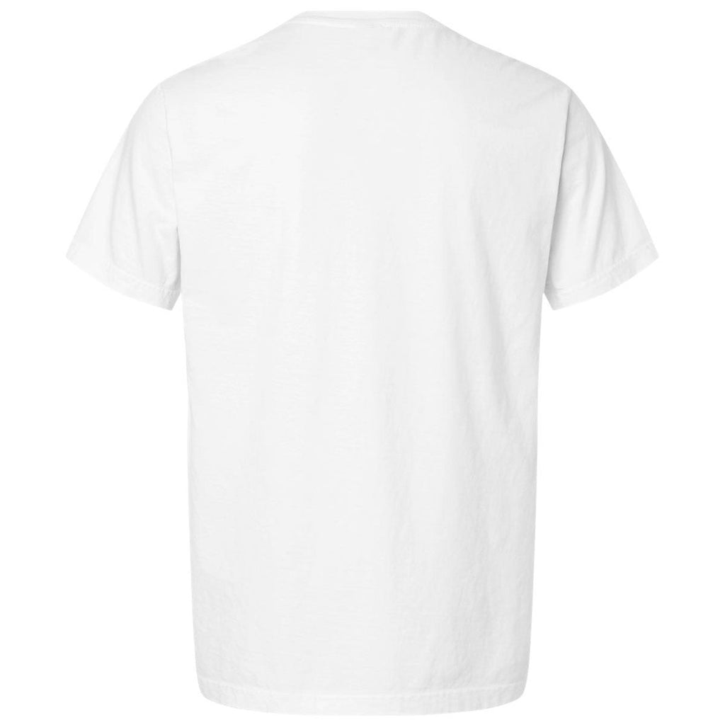 Bella + Canvas Unisex White Heavyweight Garment-Dyed Tee