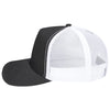 Pukka Black/White Rudder Five-Panel Cap