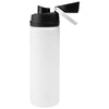 Hit White with Black 24 Oz. Pop Sip Recycled Stainless Steel Bottle