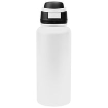 Hit White with Black 32 Oz. Pop Sip Recycled Stainless Steel Bottle