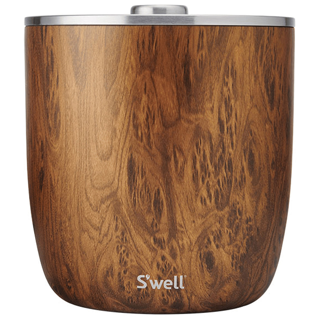 S'well Teakwood 100 oz. Ice Bucket XL