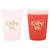 Hit Frosted Red 12 Oz. Mood Stadium Cup