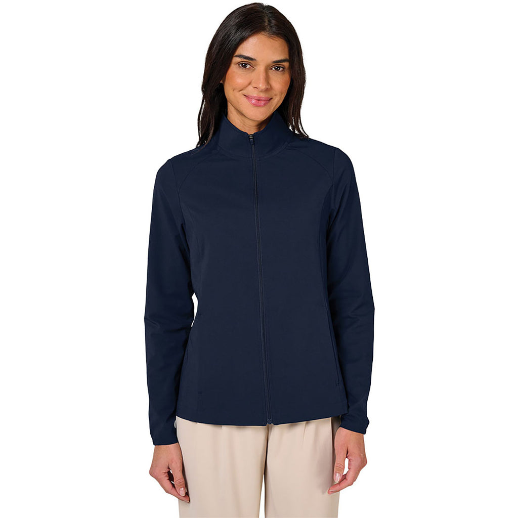 Charles River Women's Navy Lexington Stretch Full Zip Jacket