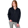 Charles River Women's Navy Willow Half Zip Sweatshirt