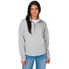 Charles River Women's Heather Grey Willow Half Zip Sweatshirt