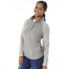 Charles River Women's Heather Grey Falmouth Pullover