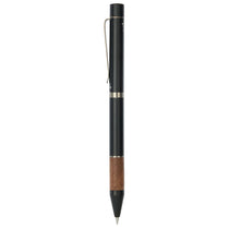 Leed's Black Luxe Recycled Aluminum and Walnut Ballpoint