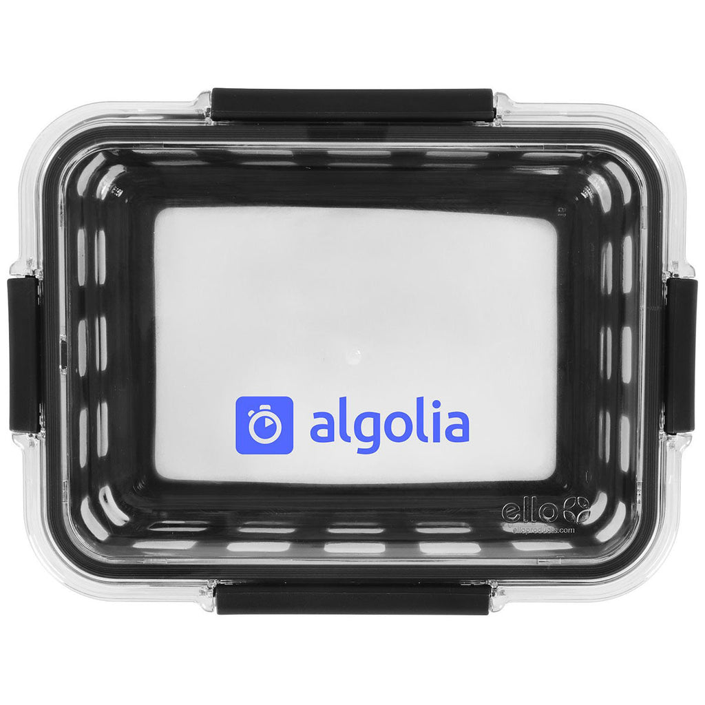 Ello Black Duraglass Storage Container