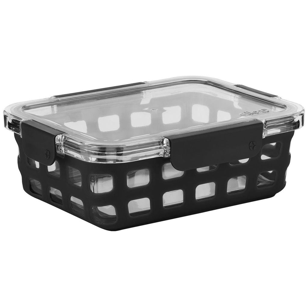 Ello Black Duraglass Storage Container